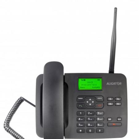 ALIGATOR T100 černý, stolní GSM telefon