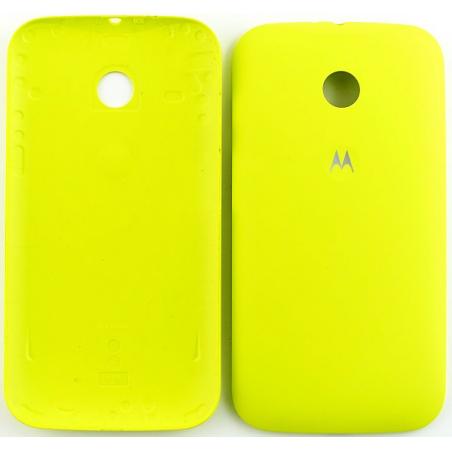 Motorola E kryt baterie žlutý