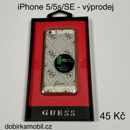 Guess  Pouzdro Gold pro iPhone 5/5S/SE