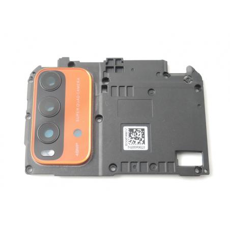 Xiaomi Redmi 9T rámeček kamery+sklíčko oranžové