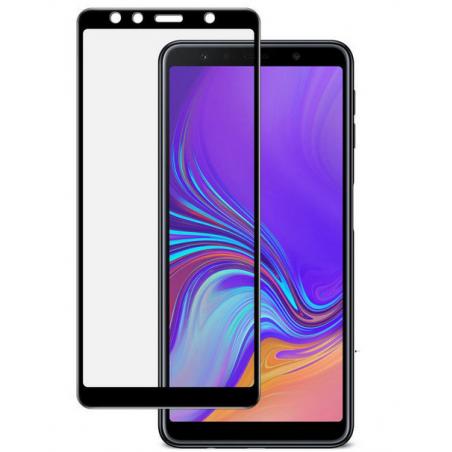 Samsung A750F 5D tvrzené sklo černé