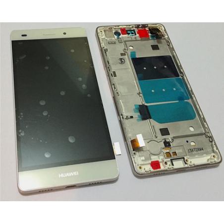 Huawei P8 Lite přední kryt+LCD+dotyk zlatý