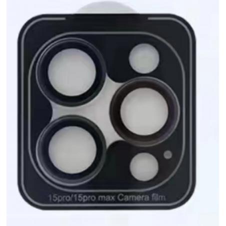 iPhone 15 Pro,15 Pro Max kamera tvrzené sklo černé