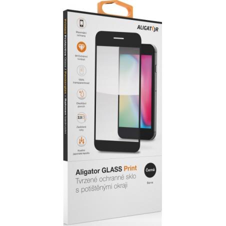 Ochrana displeje GLASS PRINT Vivo Y55 (5G), černá