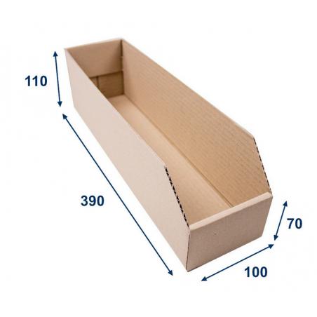 Regálový zásobník 100x390x110mm