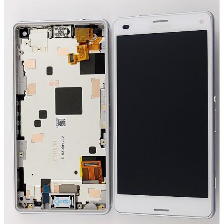 Sony D5803 přední kryt+LCD+dotyk bílý
